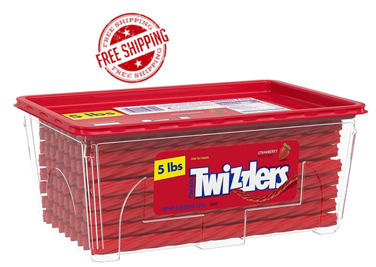 TWIZZLERS Twists Strawberry Flavored Chewy Candy